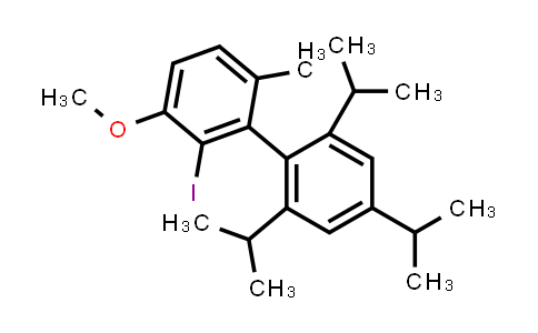 2-Iodo-2',4',6'-triisopropyl-3-methoxy-6-methylbiphenyl