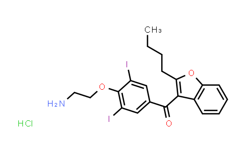 (4-(2-Aminoethoxy)-3,5-diiodophenyl)(2-butyl-benzofuran-3-yl)methanone hydrochloride