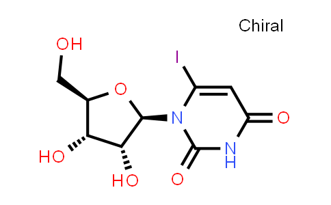 1-((2R,3R,4S,5R)-3,4-Dihydroxy-5-(hydroxymethyl)tetrahydrofuran-2-yl)-6-iodopyrimidine-2,4(1H,3H)-dione