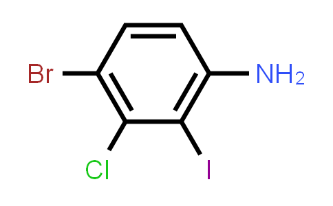 4-Bromo-3-chloro-2-iodoaniline