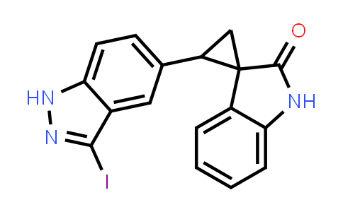 2-(3-Iodo-1H-indazol-5-yl)spiro[cyclopropane-1,3'-indolin]-2'-one