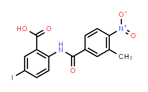 5-Iodo-2-[(3-methyl-4-nitrobenzoyl)amino]benzoic acid