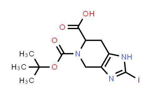 5-(tert-Butoxycarbonyl)-2-iodo-4,5,6,7-tetrahydro-1H-imidazo[4,5-c]pyridine-6-carboxylic acid