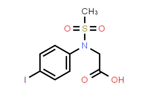 N-(4-Iodophenyl)-N-(methylsulfonyl)glycine