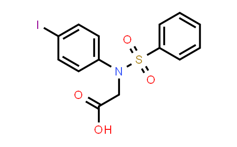 N-(4-Iodophenyl)-N-(phenylsulfonyl)glycine