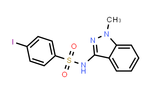 4-Iodo-N-(1-methyl-1H-indazol-3-yl)benzenesulfonamide