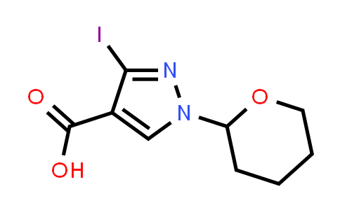 3-Iodo-1-(tetrahydro-pyran-2-yl)-1H-pyrazole-4-carboxylic acid