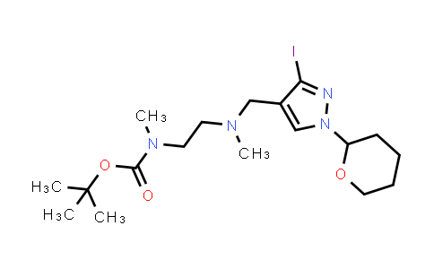 (2-{[3-Iodo-1-(tetrahydropyran-2-yl)-1H-pyrazol-4-ylmethyl]-methylamino}-ethyl)-methyl-carbamic acid tert-butyl ester