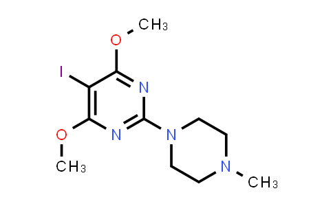 5-Iodo-4,6-dimethoxy-2-(4-methylpiperazin-1-yl)pyrimidine