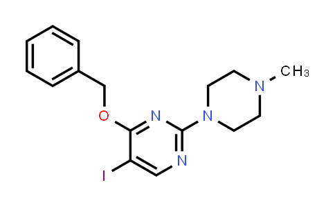 4-Benzyloxy-5-iodo-2-(4-methylpiperazin-1-yl)pyrimidine