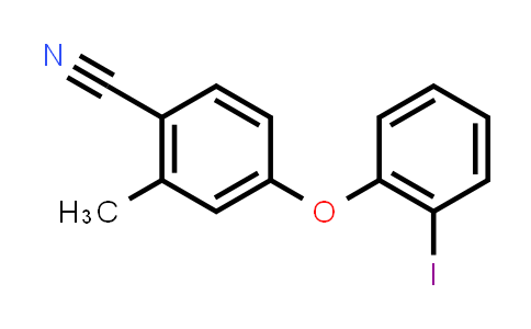 4-(2-Iodophenoxy)-2-methylbenzonitrile