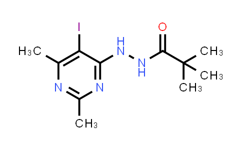 N'-(5-Iodo-2,6-dimethyl-4-pyrimidinyl)-2,2-dimethylpropanohydrazide