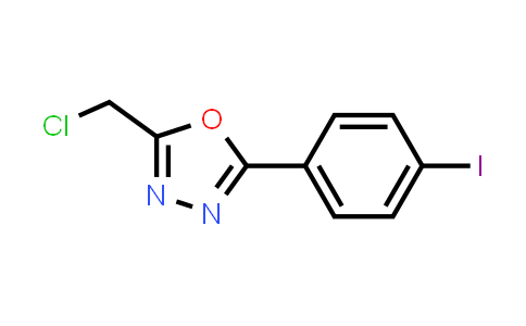 2-(Chloromethyl)-5-(4-iodophenyl)-1,3,4-oxadiazole