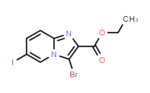 Ethyl 3-bromo-6-iodoimidazo[1,2-a]pyridine-2-carboxylate