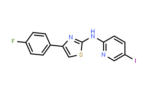 N-[4-(4-Fluorophenyl)-1,3-thiazol-2-yl]-5-iodo-2-pyridinamine