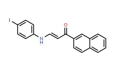 3-(4-Iodoanilino)-1-(2-naphthyl)-2-propen-1-one