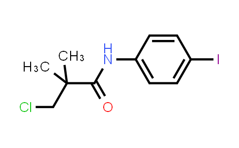 3-Chloro-N-(4-iodophenyl)-2,2-dimethylpropanamide