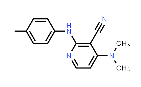 4-(Dimethylamino)-2-(4-iodoanilino)nicotinonitrile