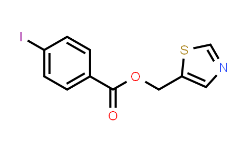 1,3-Thiazol-5-ylmethyl 4-iodobenzenecarboxylate