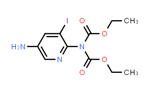 Ethyl N-(5-amino-3-iodopyridin-2-yl)-N-(ethoxycarbonyl)carbamate