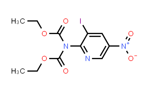 Ethyl N-(ethoxycarbonyl)-N-(3-iodo-5-nitropyridin-2-yl)carbamate