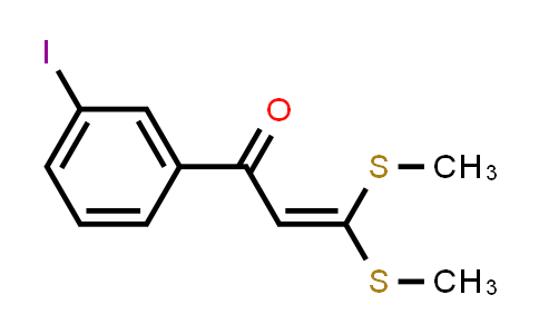 1-(3-Iodophenyl)-3,3-bis(methylsulfanyl)-2-propen-1-one