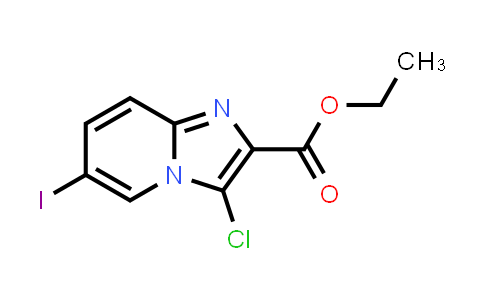 Ethyl 3-chloro-6-iodoimidazo[1,2-a]pyridine-2-carboxylate