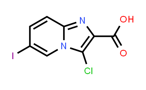 3-Chloro-6-iodoimidazo[1,2-a]pyridine-2-carboxylic acid