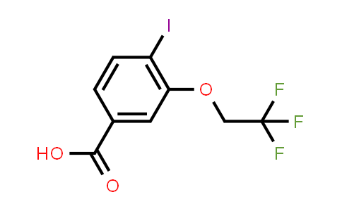 4-Iodo-3-(2,2,2-trifluoroethoxy)benzoic acid