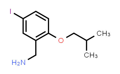 5-Iodo-2-isobutoxybenzylamine