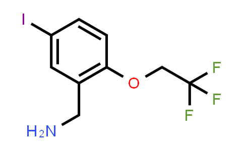 5-Iodo-2-(2,2,2-trifluoroethoxy)benzylamine