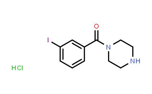 (3-Iodophenyl)-piperazin-1-yl-methanone hydrochloride