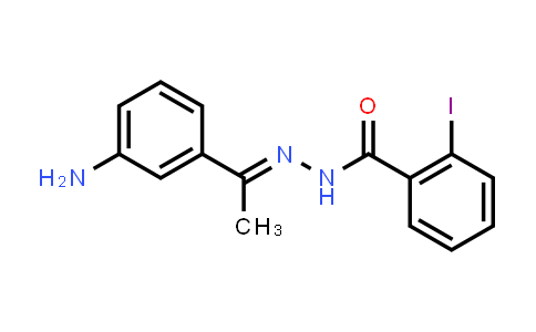 N'-[(E)-1-(3-Aminophenyl)ethylidene]-2-iodobenzohydrazide