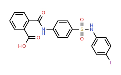 2-({4-[(4-Iodoanilino)sulfonyl]anilino}carbonyl)benzoic acid