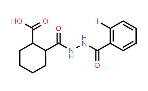 2-{[2-(2-Iodobenzoyl)hydrazino]carbonyl}cyclohexanecarboxylic acid