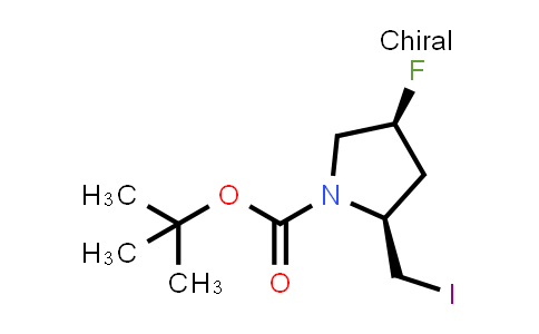 tert-Butyl (2S,4S)-4-fluoro-2-(iodomethyl)-1-pyrrolidinecarboxylate