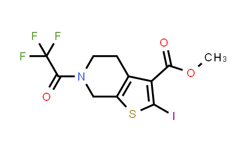 Methyl 2-iodo-6-(2,2,2-trifluoroacetyl)-4,5,6,7-tetrahydrothieno[2,3-c]pyridine-3-carboxylate