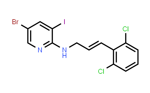 5-Bromo-N-[(E)-3-(2,6-dichlorophenyl)-2-propenyl]-3-iodo-2-pyridinamine