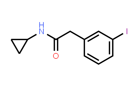 N-Cyclopropyl-2-(3-iodophenyl)acetamide