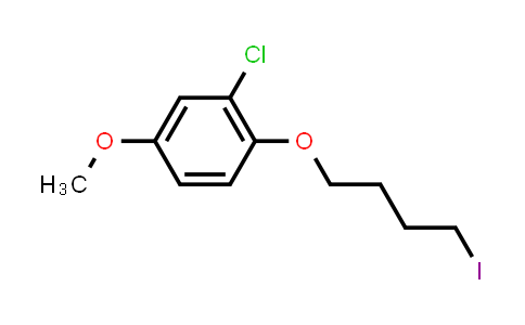 2-Chloro-1-(4-iodobutoxy)-4-methoxybenzene