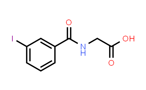 2-[(3-Iodobenzoyl)amino]acetic acid