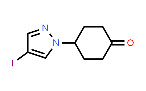 4-(4-Iodopyrazol-1-yl)-cyclohexanone