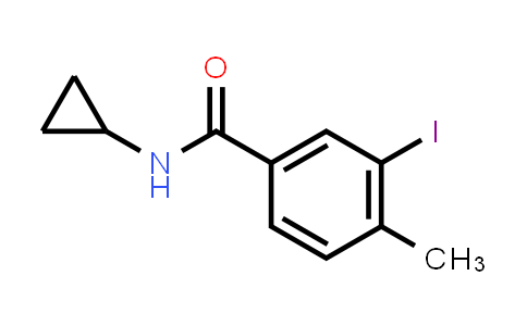 N-Cyclopropyl-3-iodo-4-methylbenzamide