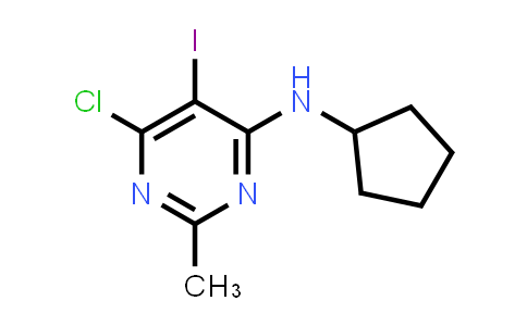 6-Chloro-N-cyclopentyl-5-iodo-2-methylpyrimidin-4-amine