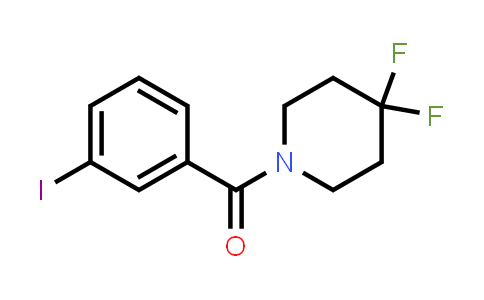 4,4-Difluoro-1-[(3-iodophenyl)carbonyl]piperidine