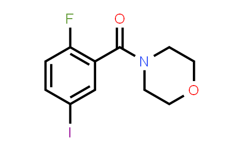 4-[(2-Fluoro-5-iodophenyl)carbonyl]morpholine