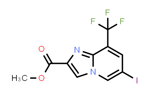 6-Iodo-8-trifluoromethyl-imidazo[1,2-a]pyridine-2-carboxylic acid methyl ester