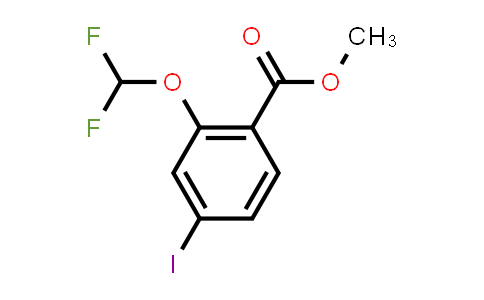 Benzoic acid, 2-(difluoromethoxy)-4-iodo-, methyl ester