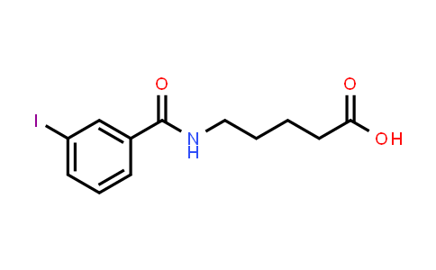 Pentanoic acid, 5-[(3-iodobenzoyl)amino]-