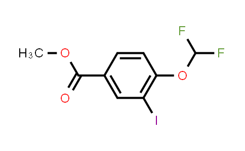 4-Difluoromethoxy-3-iodobenzoic acid methyl ester